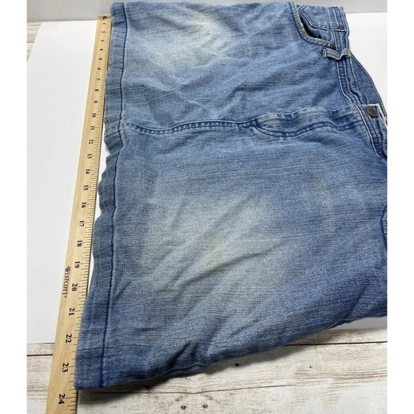 low waist jean skirt As Is Dirt Spot On Back Plus Size - Picture 6 of 6